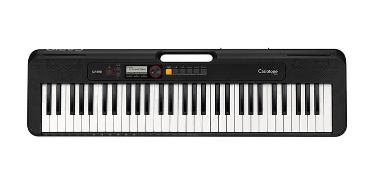 Casio ct-s200 bk casiotone teclado de 61 teclas. alimentador incluido