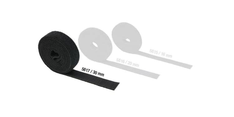 Adam hall hardware 5817 cinta velcro doble cara 30 mm de ancho