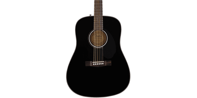 Fender cd-60s black guitarra acústica