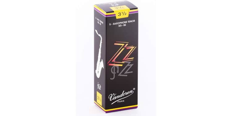 Vandoren caja 5 cañas saxo tenor vandoren zz 3 1/2 caja negra