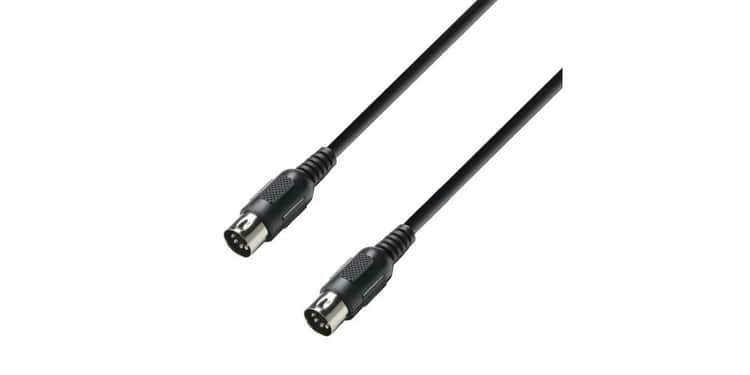 Adam hall cables k3 midi 0150 blk cable midi 1,5 m negro