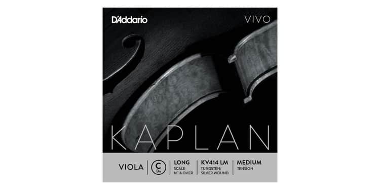 D´addario kv414 cuerda kaplan do (c) para viola, tensión media