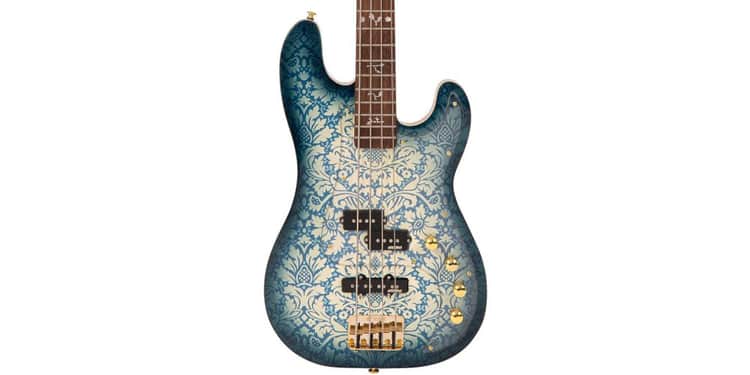 Vintage joe doe lutetia blueburst bajo eléctrico