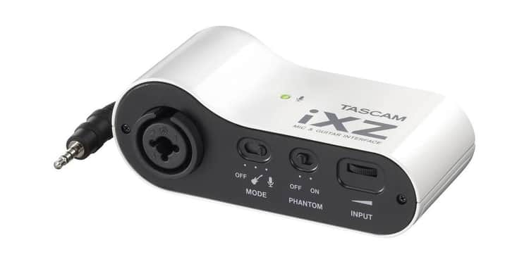 Tascam ixz interface micrófono y guitarra