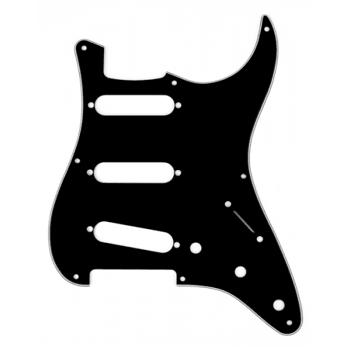 Fender golpeador stratocaster s/s/s 8-hole mount negro