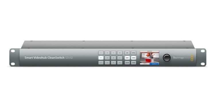 Blackmagic smart videohub cleanswitch 12x12 matriz de conmutación