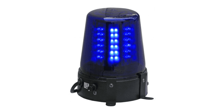 Jbsystems led police light azul efectos de iluminacion led