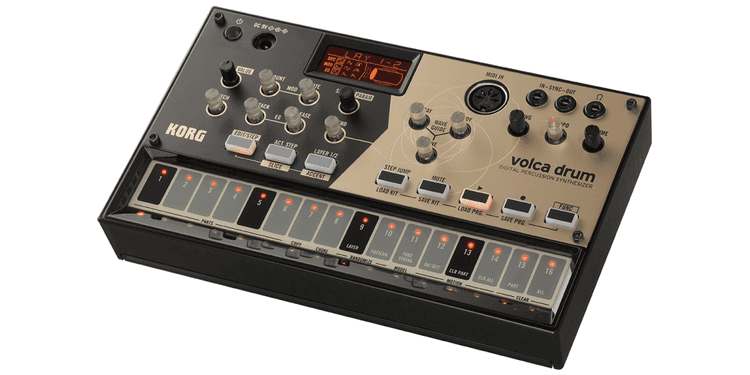 Korg volca drum. sintetizador de percusión