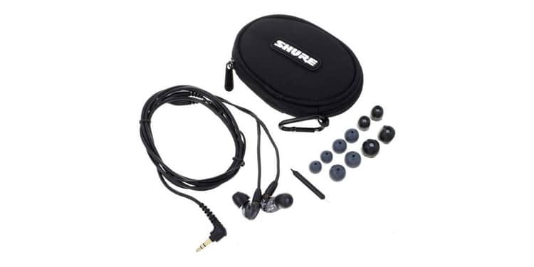 Shure se215k black auriculares intrauditivos con aislamiento de sonido