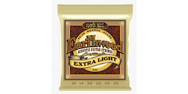 Ernie ball 2006 earthwood bronce extra set cuerdas para guitarra acústica 10 - 50